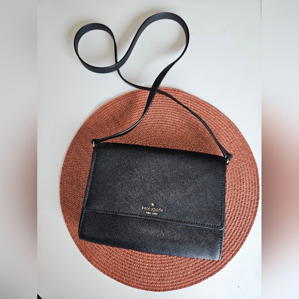 KateKate Spade Saffiano Cove Street Dody Crossbody Bag Black wkru6624